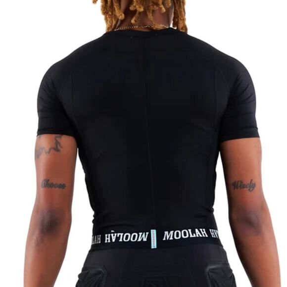 Moolah Women's Black Padded Compression Basketball Top Size XL - Picture 2 of 7